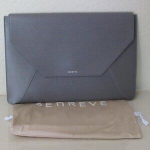 NWT Senreve Gray Envelope Laptop Sleeve
